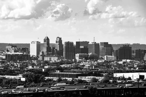 New Jersey city skyline