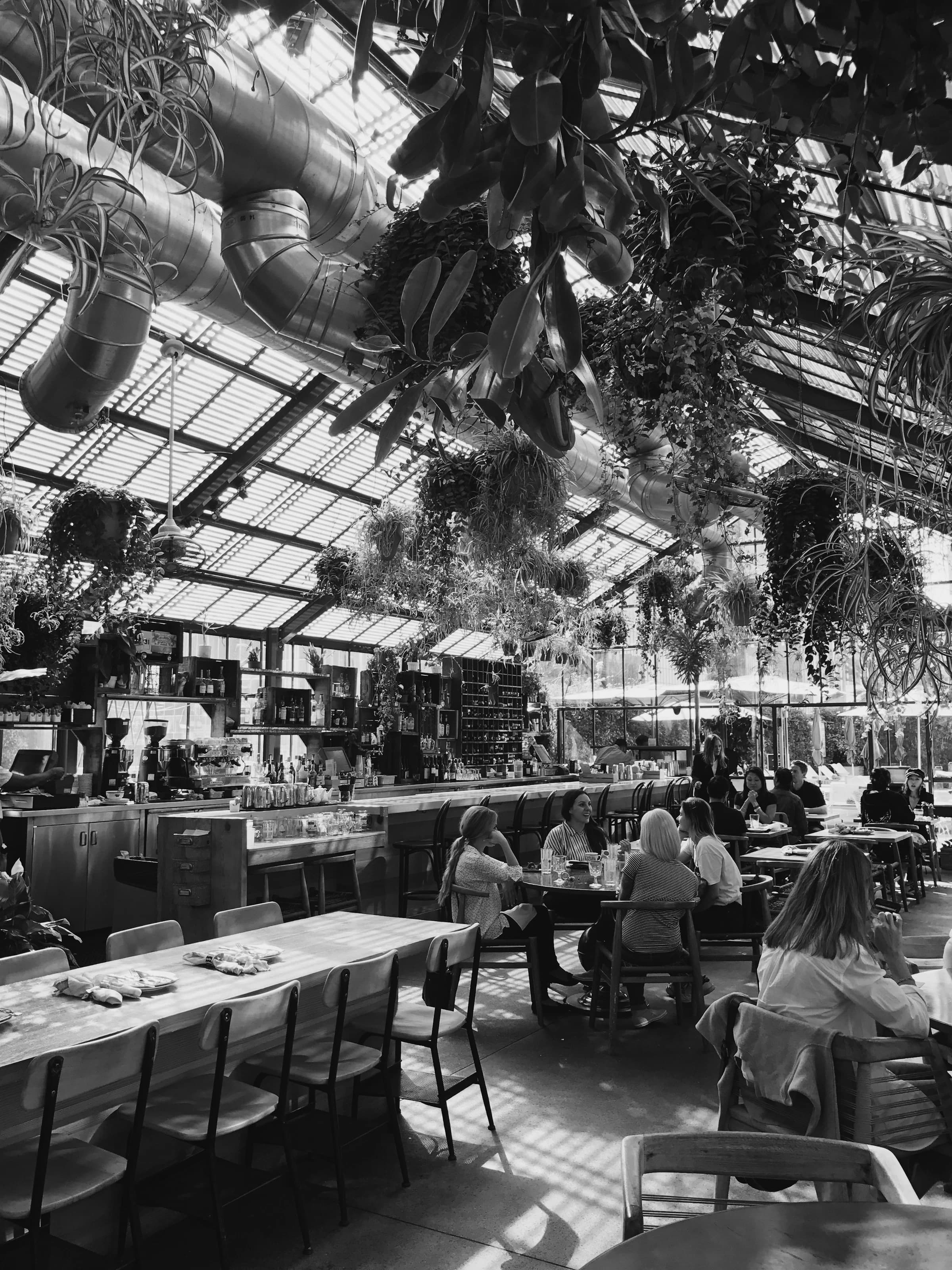 Guests dining at an upscale private event venue
